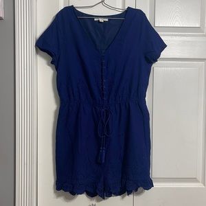 Blue romper